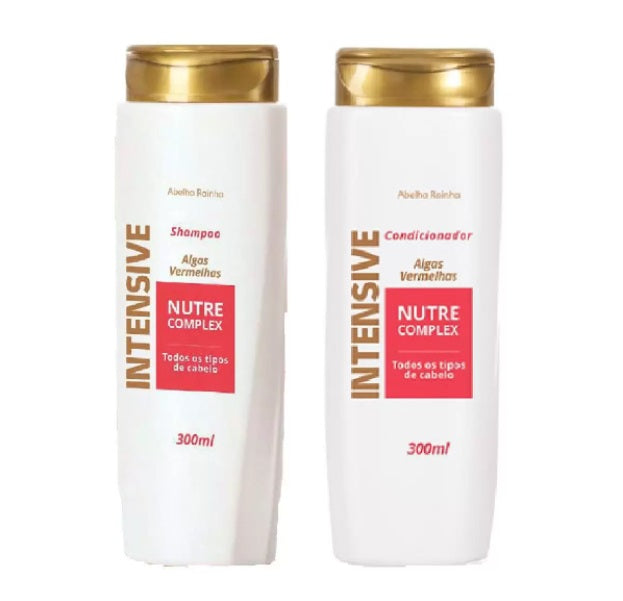 Intensive Nutre Complex Nourishing Hair Revitalizing Kit 2x300ml - Abelha  Rainha