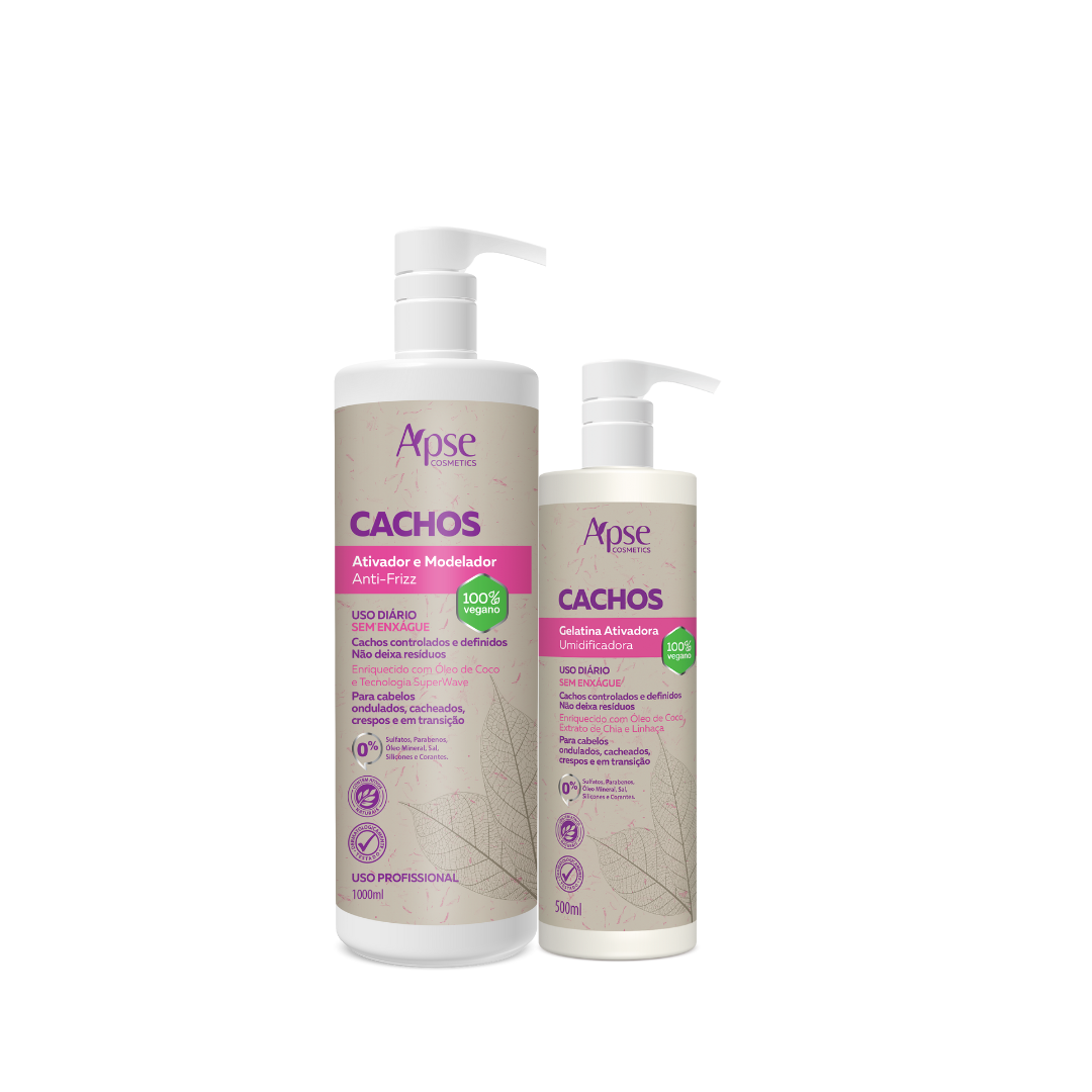Apse Cosmetics Activators Apse Cosmetics - Curls Finishing Kit - Activator and Gelatin (2 items)