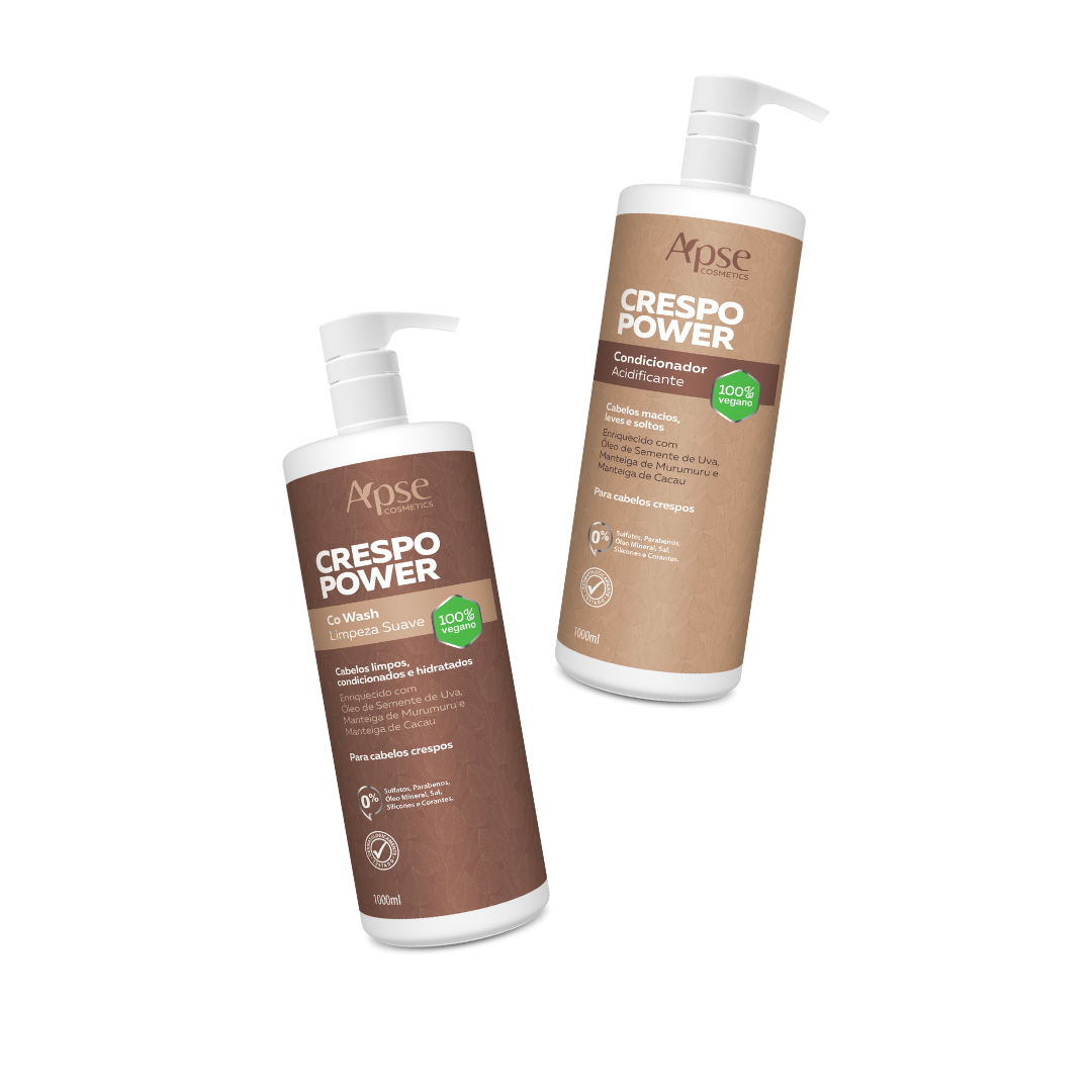 Apse Cosmetics Apse Cosmetics - Kitão Curly Power - Co Wash and Conditioner (2 ITEMS)