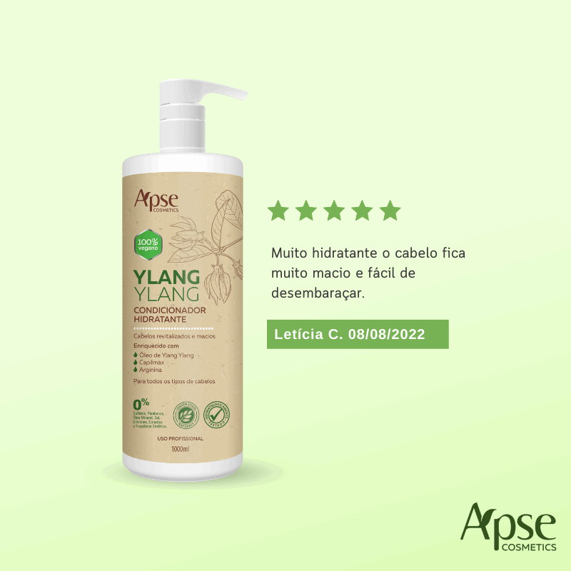 Apse Cosmetics Conditioner Apse Cosmetics - Moisturizing Conditioner Ylang Ylang 33.8 fl oz