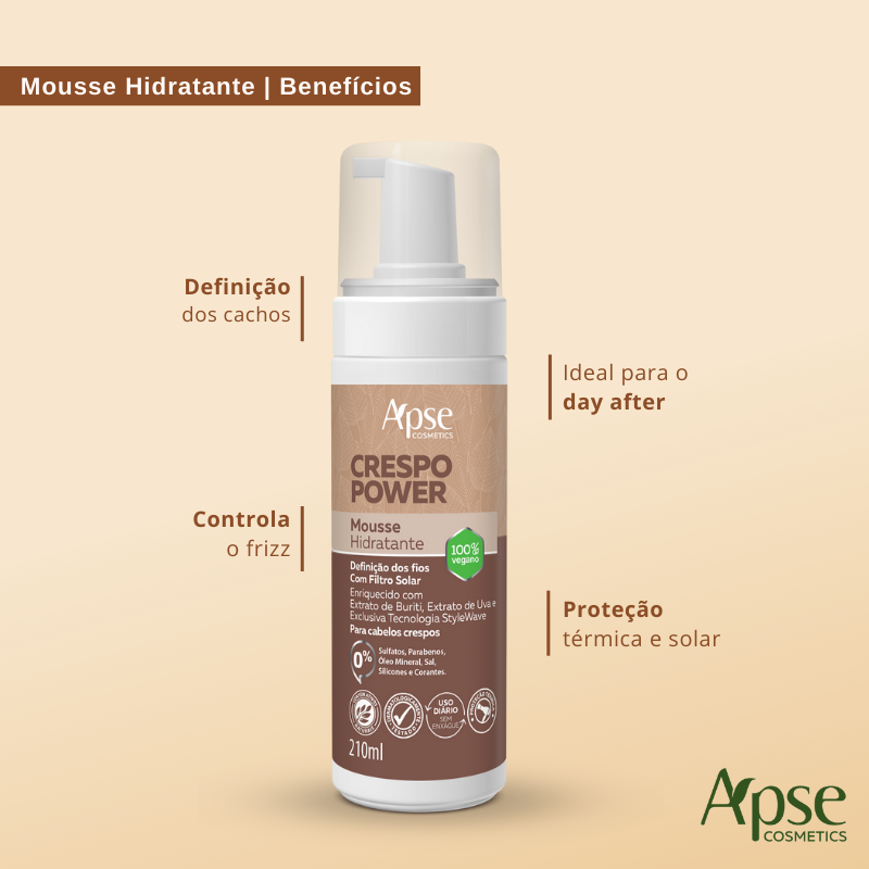 Apse Cosmetics Mousses Apse Cosmetics - Apse Mousse Kit - 3 items