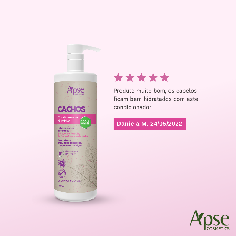 Apse Cosmetics Mousses Apse Cosmetics - Kitão Curls 33.8 fl oz - Shampoo, Conditioner, and Mousse (3 ITEMS)