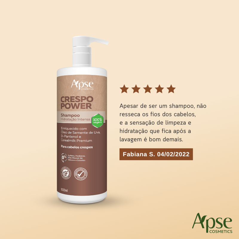 Apse Cosmetics Shampoo Apse Cosmetics - Power Hydration Intense Shampoo 33.8 fl oz