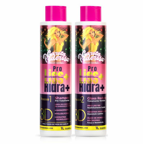 Garota Poderosa Garota Poderosa ProLiss Hidra+ Keratin Realignment Treatment Kit 2x1L